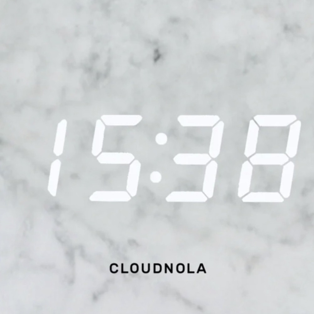 CLOUDNOLA Block Clock Marble - Picture 5 of 14